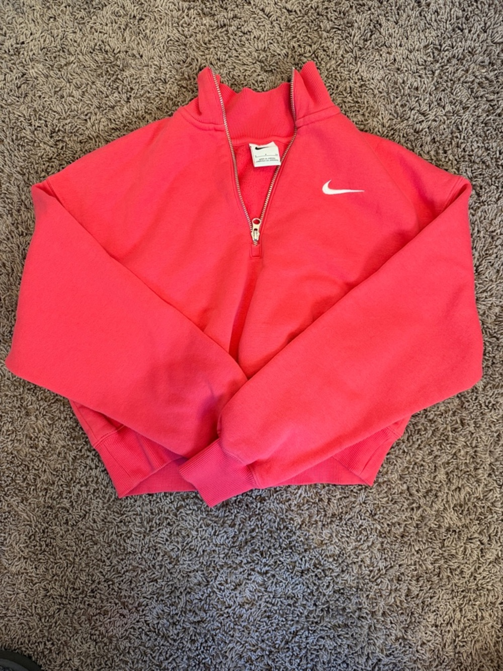 Nike Phoenix fleece (S) 1/4 zip and wide leg pants (S) worn once or twice